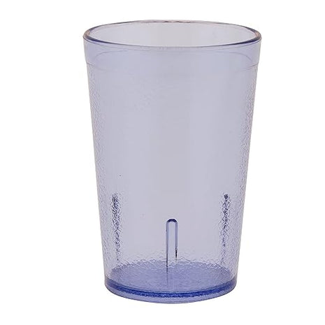 G.E.T. 6608-1-BL-EC Heavy-Duty Plastic Restaurant Tumblers, 8 Ounce, Blue (Set of 4)
