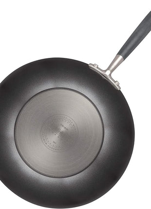 Anolon Advanced Hard Anodized Nonstick Frying Pan/ Fry Saute All Purpose Pan with Lid - 12 Inch, Gray