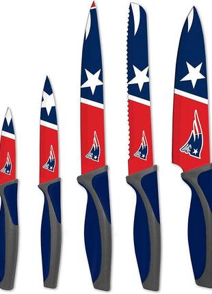 NFL New England Patriots 5-Piece Kitchen Knife Set