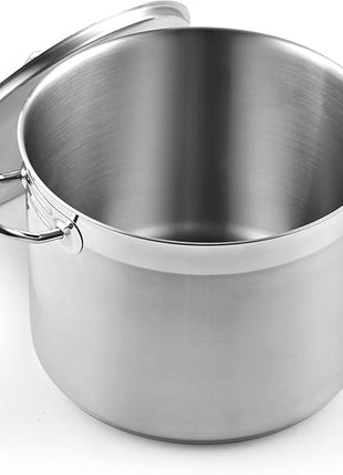 Cooks Standard Stockpots Stainless Steel, 20 Quart Professional Grade Stock Pot with Lid, Silver