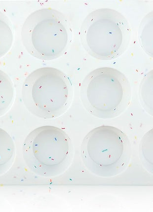 Silicone Muffin Pan Regular 12 Cups Muffin Tin Cupcake Pans for Baking Non-stick Muffin Tray Mold Easy Release,Durable,BPA Free