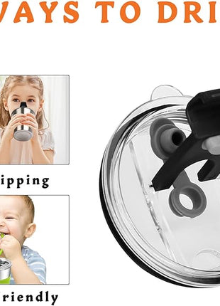 ShineMe Kids Cups with Straws and Lids, 12oz Spill Proof Toddle Straw Cups with Sleeves, Reusable Water Tumbler for Cold & Hot Drinks, Stainless Steel Sippy Cup 6 Pack