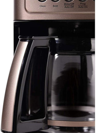 Cuisinart Coffee Maker, 14-Cup Glass Carafe, Fully Automatic for Brew Strength Control & 1-4 Cup Setting, Stainless Steel, DCC-3200UMB, Umber
