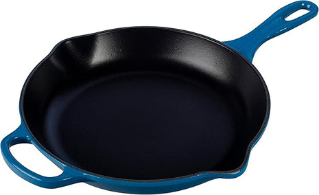 Le Creuset Enameled Cast Iron Signature Iron Handle Skillet, 10.25", Marseille