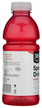 365 by Whole Foods Market, Berry Sports Drink, 20 Fl Oz