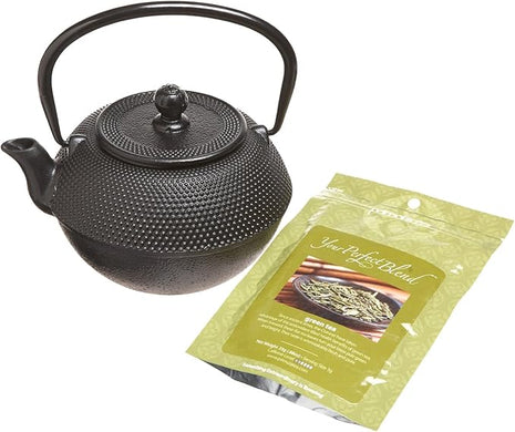 Primula Black Hammered 40 Ounce Cast Iron Teapot