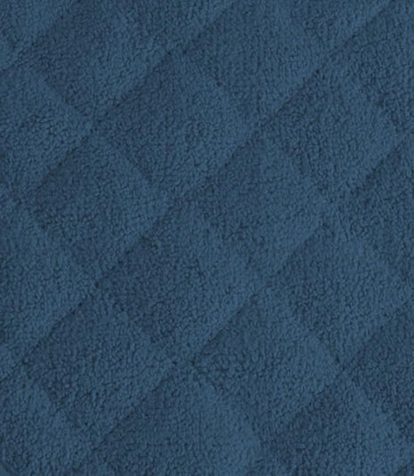 DII Basic Terry Collection 100% Cotton Quilted, Oven Mitt, Blue, 2 Piece