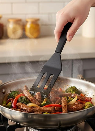 CHENGU 4 Pcs Mini Brownies Serving Spatula Stainless Steel Nonstick Serve Turner Cookie Slotted Spatula for Kitchen Cutting and Serving Desserts Small Frying Pan Cookie(3 Styles,4 Styles)