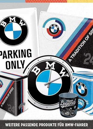 Nostalgic-Art Retro Coffee Mug, 11.2 oz, official license product (OLP), BMW – Drivers Only – Gift idea for car accessories fans, Large Ceramic Cup, Vintage Design