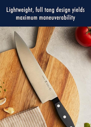 HENCKELS Premium Quality 12-Piece Statement Knife Set with Block, Razor-Sharp, German Engineered Informed by over 100 Years of Masterful Knife Making, Lightweight and Strong, Dishwasher Safe