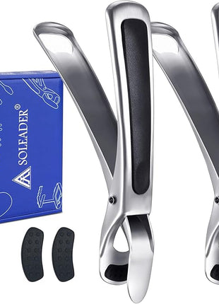 SOLEADER Plate Gripper Compatible With Instant Pot Accessories, Air Fryer Pans Gripper, Hot Plate Bowl Retriever For Egg Custard For Jidangeng, For Microwave Toaster Oven Steamer, Pack of Two