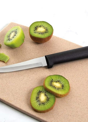 Rada Cutlery 7-Piece Starter Knife Gift Set (G257), Stainless Steel Hollow Ground Blades, Made in USA, Black Handles