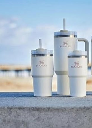 STANLEY Quencher H2.0 Tumbler with Straw 30 oz | Flowstate 3-Position Lid | Cup Holder Compatible for Travel | Insulated Stainless Steel Cup | BPA-Free | Cream