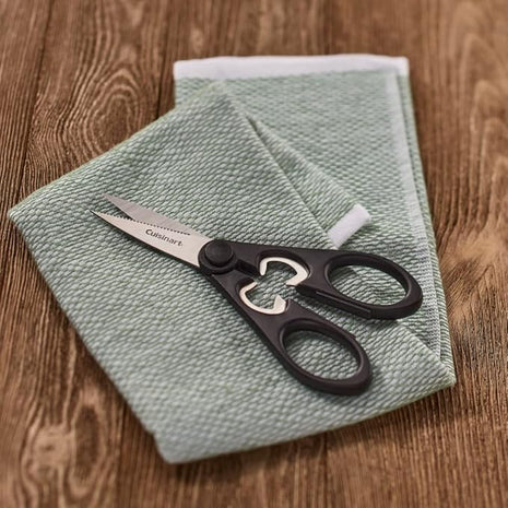 Cuisinart Shears, 8 Inch Kitchen Scissors, Black (Pack of 3)