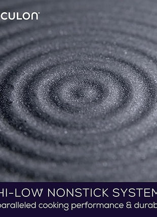 Circulon Symmetry Hard Anodized Nonstick Cookware Pots and Pans Set, 11-Piece, Black