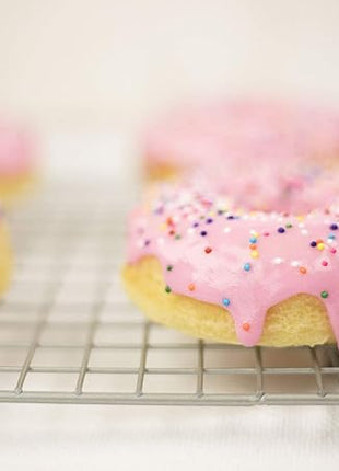 USA Pan Bakeware Quarter Sheet Baking Pan and Bakeable Nonstick Cooling Rack Set, Metal