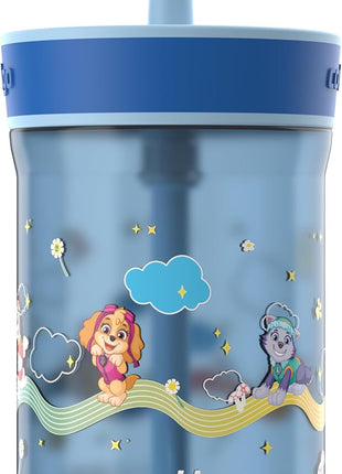 Contigo Leighton Tumbler with Straw, 14 oz, Cool Lime PAW Patrol (Color changing straw); Glacier PAW Patrol (Color changing body) (Pack of 8)