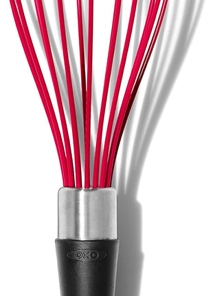 OXO Good Grips 9-Inch Silicone Whisk - Red