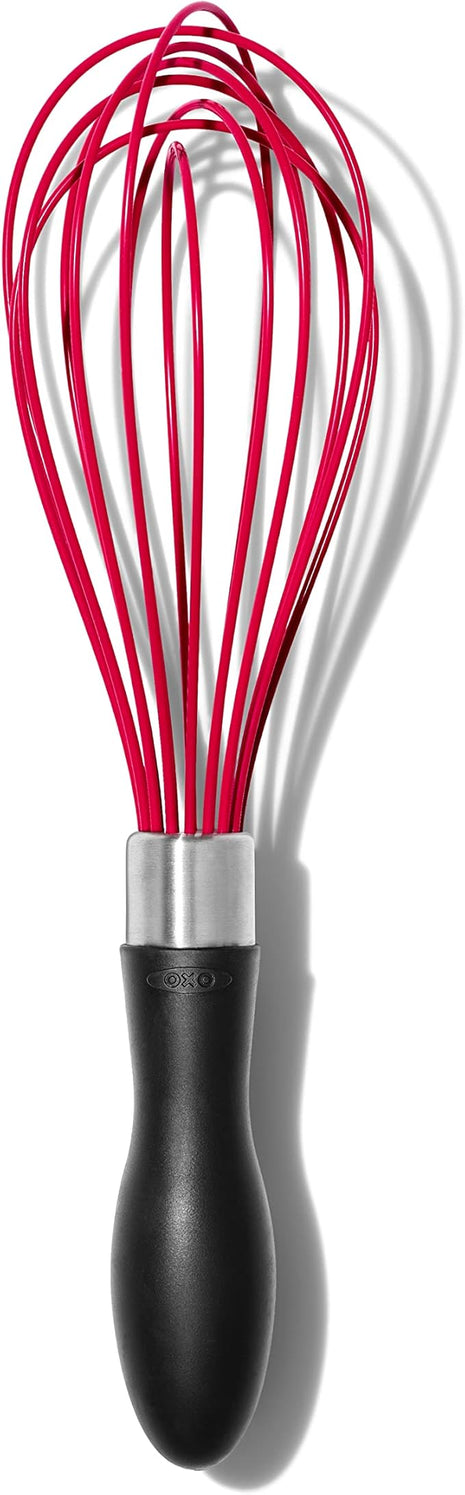 OXO Good Grips 9-Inch Silicone Whisk - Red
