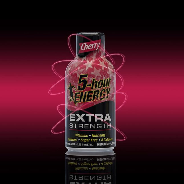 5-hour ENERGY Shot, Extra Strength Cherry, 1.93 Ounce, 12 Count