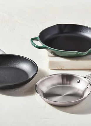 Le Creuset Enameled Cast Iron Signature Iron Handle Skillet, 10.25", Artichaut