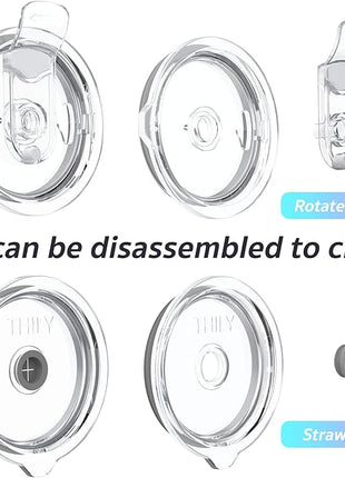 THILY Tumbler Vacuum Insulated Travel Mug 26 oz Coffee Cup with Lids and Straws, Reusable, Splash-Proof, Powder Coated, Keep Ice Drinks Cold, Teal