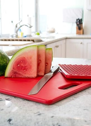 Architec Original Non-Slip Gripper Cutting Board, 5" x 7", Turquoise