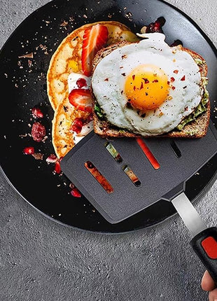 Silicone Spatula Turner, 5-Pack Spatulas Silicone Set for Nonstick Cookware, 600°F Heat Resistant Kitchen Cooking Utensils Set for Egg, Pancake Dishwasher Safe