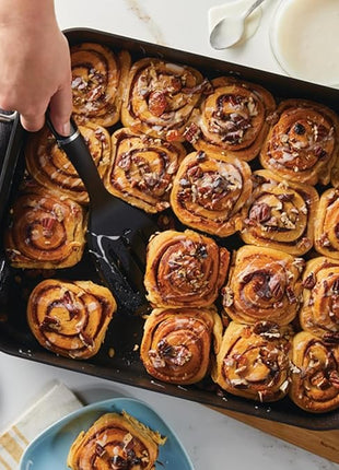 KitchenAid Hard Anodized Roasting Pan/Roaster with Removable Rack, 13 Inch x 15.75 Inch - Matte Black