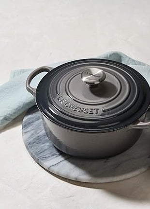 Le Creuset Enameled Cast Iron Signature Round Dutch Oven, 9 qt., Oyster