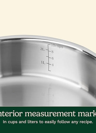 Cuisinart 77-10P1 10-Piece Chef's-Classic-Stainless Collection, Cookware Set