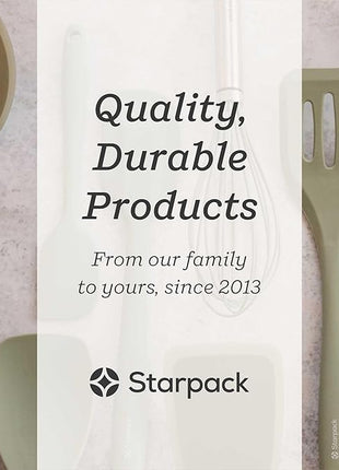 Starpack 'The All Rounder' Premium Silicone Spoonula Spatula - Silicone Spatula Spoons Heat Resistant to 600°F - Best LFGB Spoonulas - Rubber Spoon Spatulas - Kitchen Spoon Spatulas for Cooking