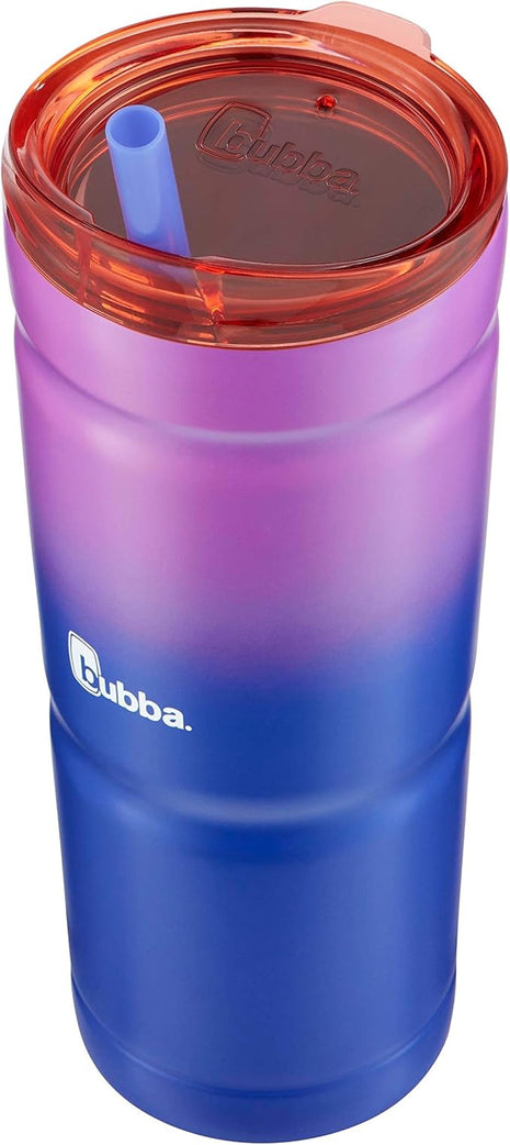 Bubba Envy S Stainless Steel Tumbler with Straw, 24oz., Vineyard Ombre
