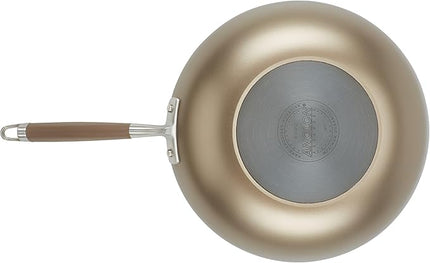 Anolon Advanced Home Hard-Anodized Nonstick Ultimate Pan/Saute Pan, 12-Inch (Bronze)
