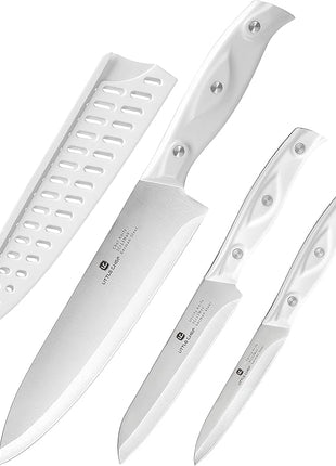 3PCS Chef Knife, Ultra Sharp Kitchen Knife, High Carbon Stainless Steel Chef knife set