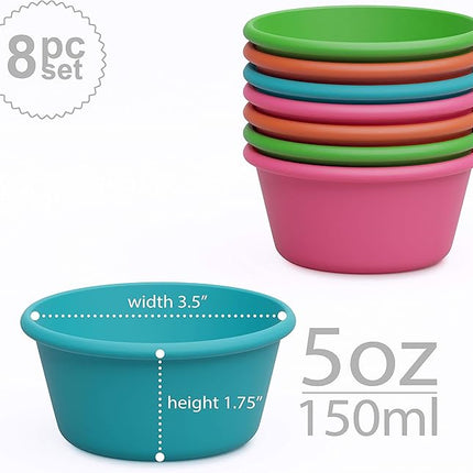 Bakerpan Silicone Jumbo Muffin Cups For Baking, Smooth Large Air Fryer Muffin Cups, 3 1/2 Inch Muffin Baking Cups, Jumbo Cupcake Liners - Set of 8