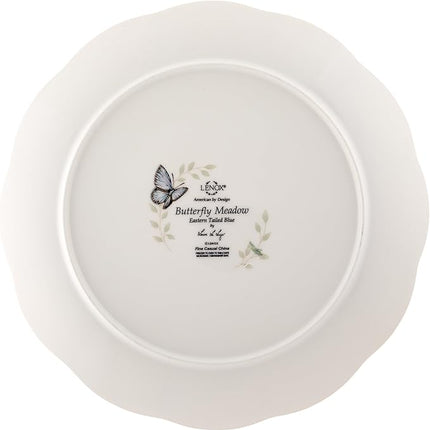 Lenox 6342794 Lenox Butterfly Meadow 18-Piece Dinnerware Set White