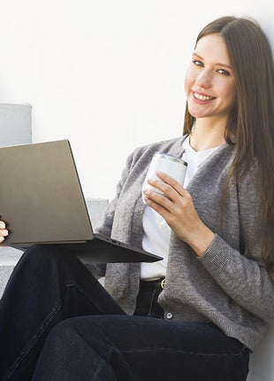 MEWAY 12oz/8 Pack Wine Tumbler Glasses with Lid - Stemless Double Wall Vacuum Stainless Steel Travel Tumbler - Keeping Cold & Hot for Wine,Coffee,Cocktails,Drinks-Family and Gifts (White,Set of 8)