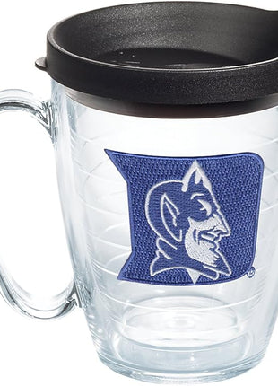 Tervis Made in USA Double Walled Duke University Blue Devils Insulated Tumbler Cup Keeps Drinks Cold & Hot, 16oz Mug, Emblem