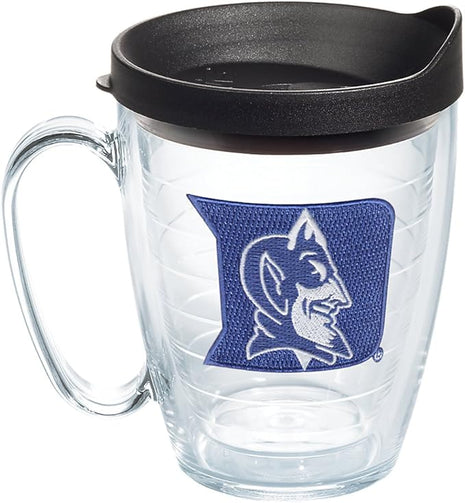 Tervis Made in USA Double Walled Duke University Blue Devils Insulated Tumbler Cup Keeps Drinks Cold & Hot, 16oz Mug, Emblem