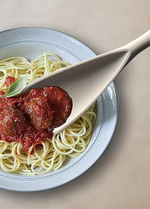 Silicone Spatula Spoon, Great for Both Cooking and Serving Durable BPA-Free Matte Black Silicone, Seamless Design, Safe for Nonstick Cooking Surfaces, 2-Pcs, Khaki