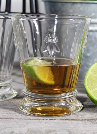 La Rochere Napoleon Bee Tumbler Set of 6 – La Rochere Bee Glassware Sets – Fancy Glassware Drinking Glasses (9 oz)
