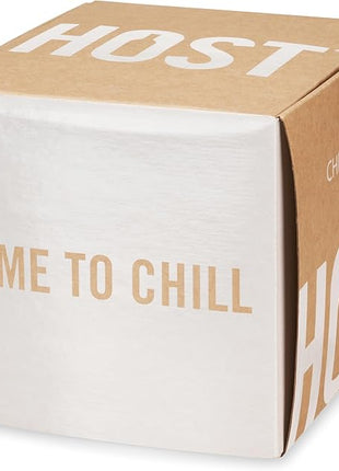 HOST Beer FREEZE Beer Glass Cups Set Drinking Glasses, Freezer Mugs with Gel Double Walled Cool Cups Plastic Multicolor 16oz Set of 4