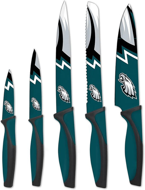 The Sports Vault NFL Philadelphia Eagles 5-Piece Kitchen Knife Set