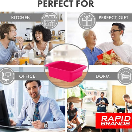 Rapid Ramen Cooker | Microwavable Cookware for Instant Ramen | BPA Free and Dishwasher Safe | Perfect for Dorm, Small Kitchen or Office | Purple