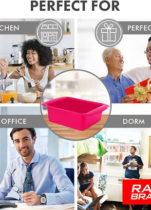 Rapid Ramen Cooker | Microwavable Cookware for Instant Ramen | BPA Free and Dishwasher Safe | Perfect for Dorm, Small Kitchen or Office | Pink, 1-Pack