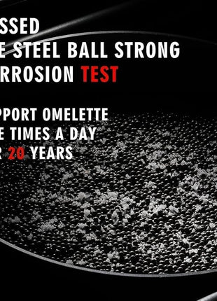 MsMk 12 Inch Nonstick Frying Pan with Lid, Titanium and Ceramic Nonstick skillet with lid, PFOA Free, Non-Toxic, Stay-Cool Handle, Scratch-resistant, Dishwasher Safe, Oven Safe to 700°F