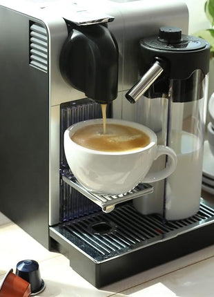 LE TAUCI 6 oz Cappuccino Cups with Saucers, Ceramic Coffee Cup for Au Lait, Double shot, Latte, Cafe Mocha, Tea - Set of 4, White