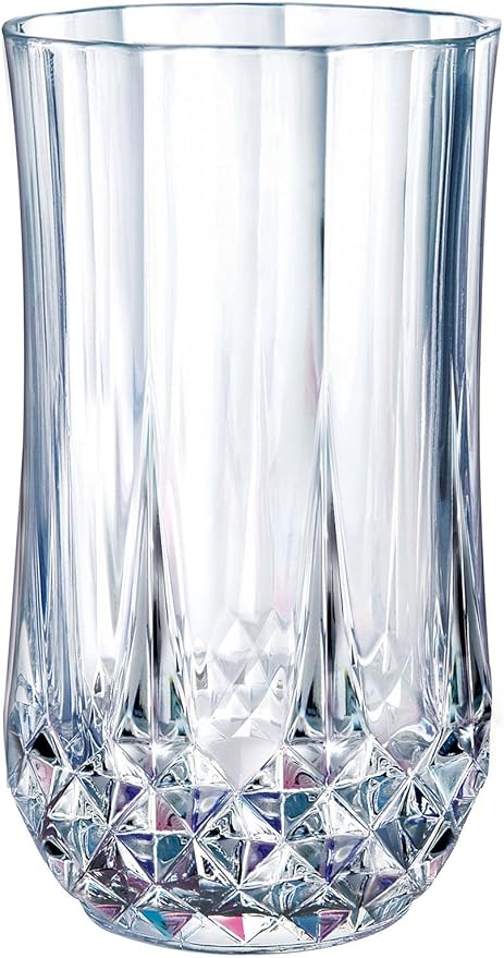 Arc International,Glass Set of 4 Cristal D'Arques Longchamp Tumbler, 12-Ounce