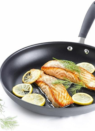 OXO Good Grips Hard Anodized PFOA-Free Nonstick 8" and 10" Frying Pan Skillet set Black